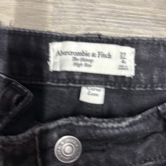 Abercrombie & Fitch Black Distressed Women's Jeans size 27 - Picture 5 of 8